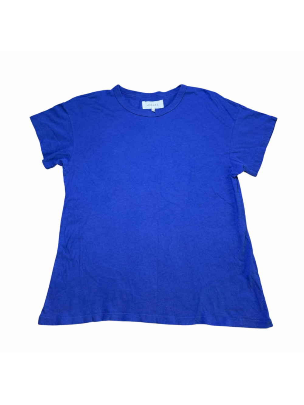 THE GREAT. TEE Blue Women's Size Small Nautical Elevated Basics